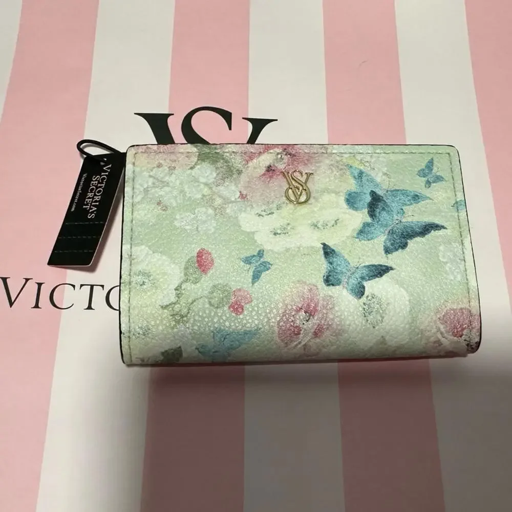 Victoria's Secret Butterfly Foldable Card Case Keychain - Picture 2 of 4